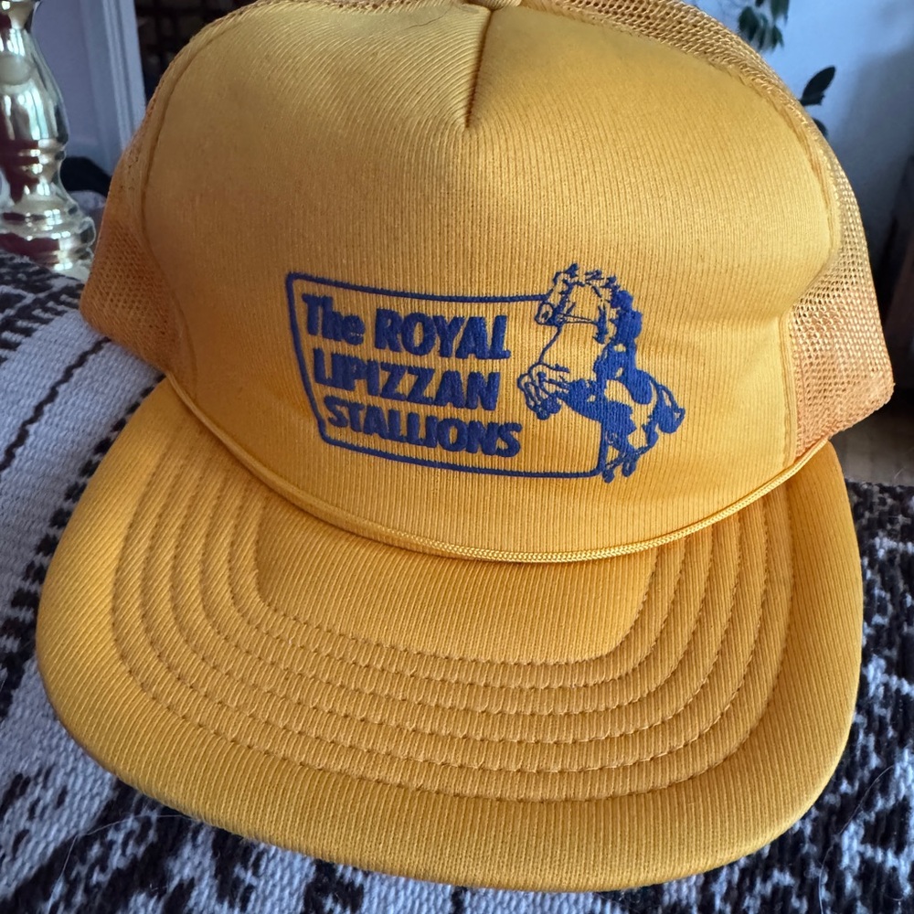 Vintage Yellow Trucker Hat